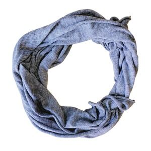 J.Crew Vintage Y2K Sparkle Scarf Gray Silver Metallic Knit Fashion‎ Holiday Wrap